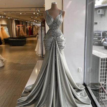 Real Sample Long Evening Dresses 2023 Luxury..