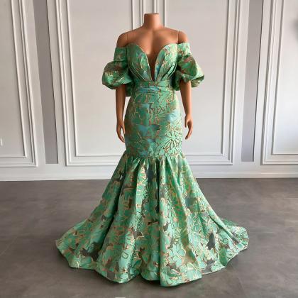 Long Evening Dresses 2023 Mermaid Style Off The..