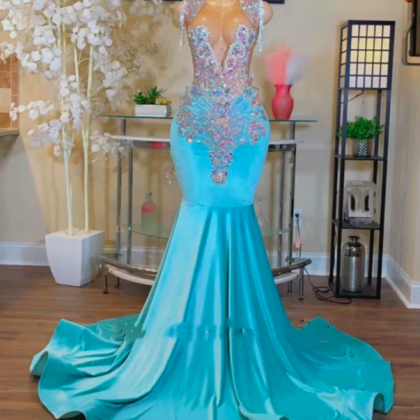 Sexy Plus Size Mermaid Prom Party Dresses 2023..