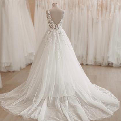 Lace Wedding Dresses, 2024 Wedding Dresses, Lace..