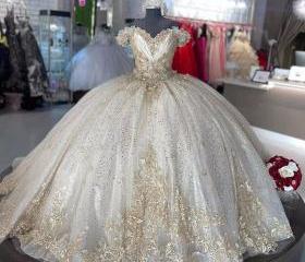 See Through Appliques Slit Ginger Long Prom Dress African Evening Dress,DP880 main image 1