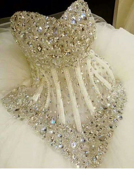 Crystal Wedding Dresses, Ball Gown Wedding Dress, Sparkly Wedding Dress, Sexy Bridal Dresses, Sweetheart Wedding Dresses, Lace Up Bridal Dresses,