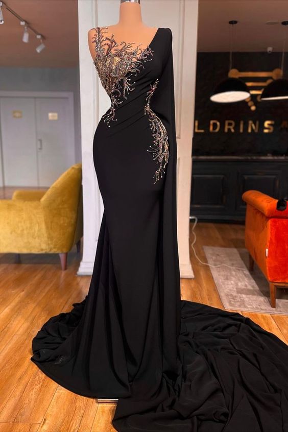 Elegant Black Lace Short Sleeve Evening Gown With Jewel Neck And Open Back  Floor Length A Line Formal Gown For Special Occasions From Elegantdress009,  $116.08 | DHgate.Com