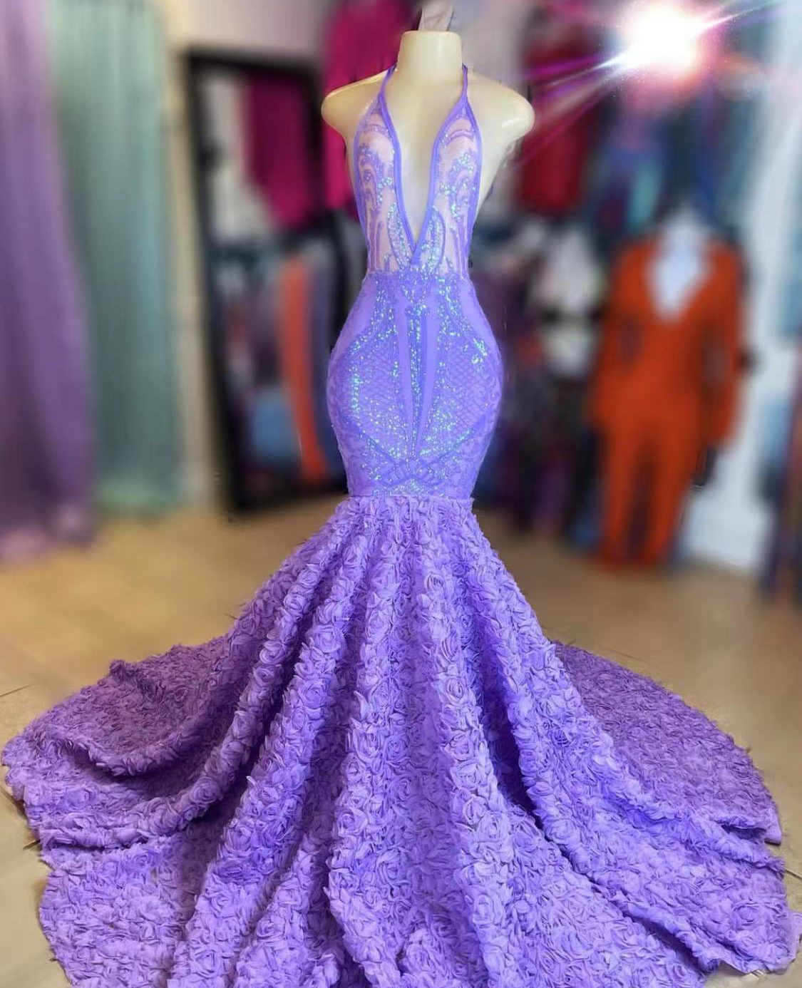 Purple Prom Dresses, Flowers Prom Dresses, Purple Evening Dresses, Custom Make Evening Dresses, Vestidos De Fiesta, 2023 Evening Dresses, Party