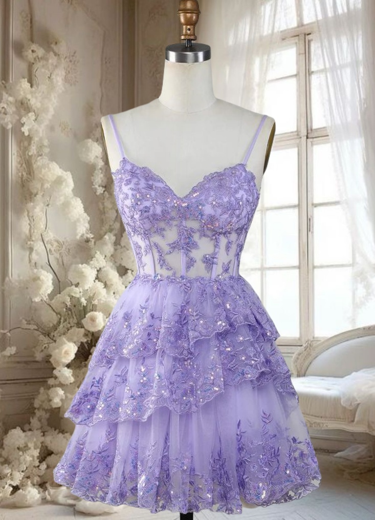 graduation dresses corset Customized(can Not Refund) Illusion Corset Short Graduation Dresses Embroidery Lace Appliques Flowers Sweetheart Neckline Short Prom Dresses