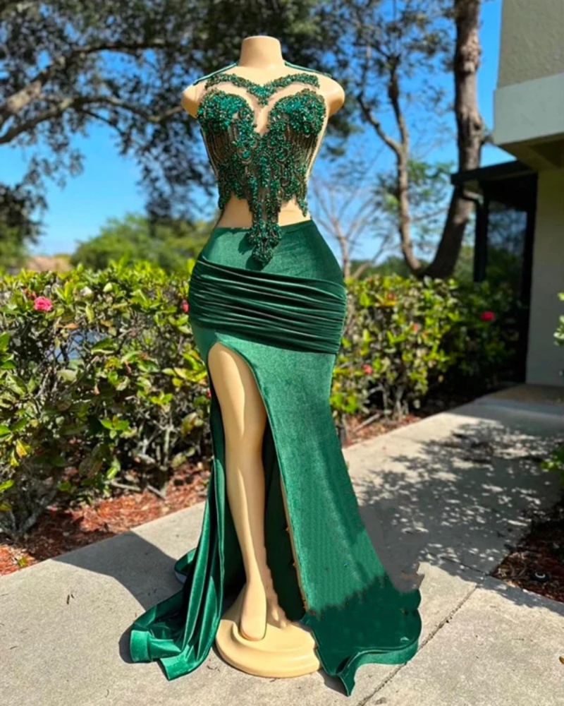 green diamond dress CRUSH BUTTONED MINI DRESS
