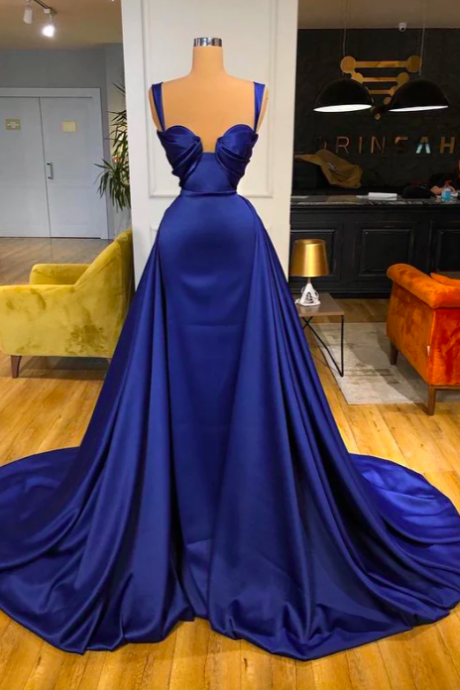 Royal Blue Prom Dresses, Sexy Evening Dresses, Sweetheart Prom Dresses, Evening Gowns, Sexy Formal Dresses, Arabic Prom Dresses, Evening Gowns,