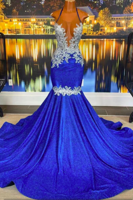 Royal Blue Prom Dresses, Lace Appliques Prom Dresses, Beaded Prom Dresses, Crystal Prom Dresses, Velvet Prom Dresses, Sexy Evening Gowns, Sheer