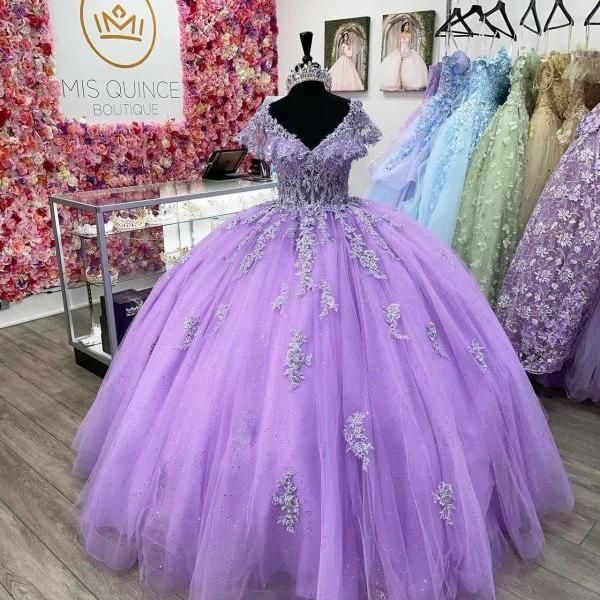 Red V Neck Quinceanera Dresses Spaghetti Straps Beads Flower Sweet 15 Party Gown c2939 main image 0