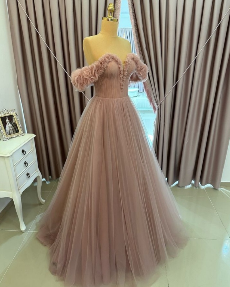 Louise Dress - Dusty Pink